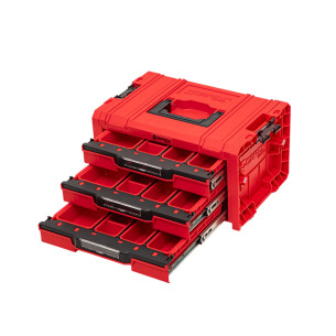 Thùng công cụ 18 inch 3 ngăn kéo Qbrick System PRO Drawer 3 Toolbox Expert RED Ultra HD
