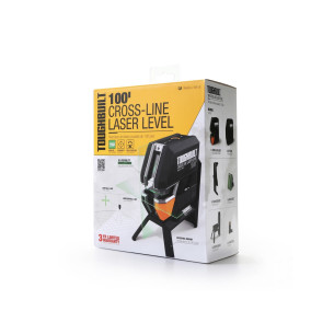 Máy cân mực chuyên nghiệp Toughbuilt TB-H2-LL-100-L2 2 tia xanh kèm phụ kiện