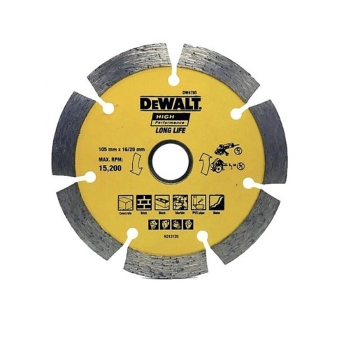 Đĩa cắt gạch khô 105x10x20mm Dewalt DW4785-B1