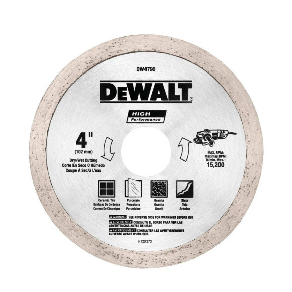 Lưỡi cắt gạch ướt 105mm DeWALT DW4790-B1