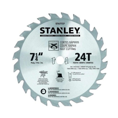Lưỡi cưa gỗ 184mm X 24T Stanley STA7737-AE