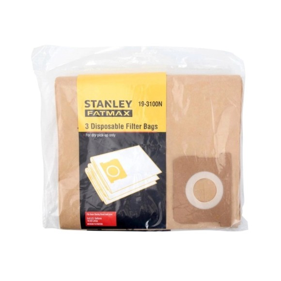 Túi chứa bụi 19-3100N sử dụng cho máy hút bụi Stanley
