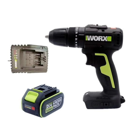 Thân máy khoan pin cầm tay Worx Green WE212.9 Thân máy khoan pin cầm tay Worx Green WE212.9