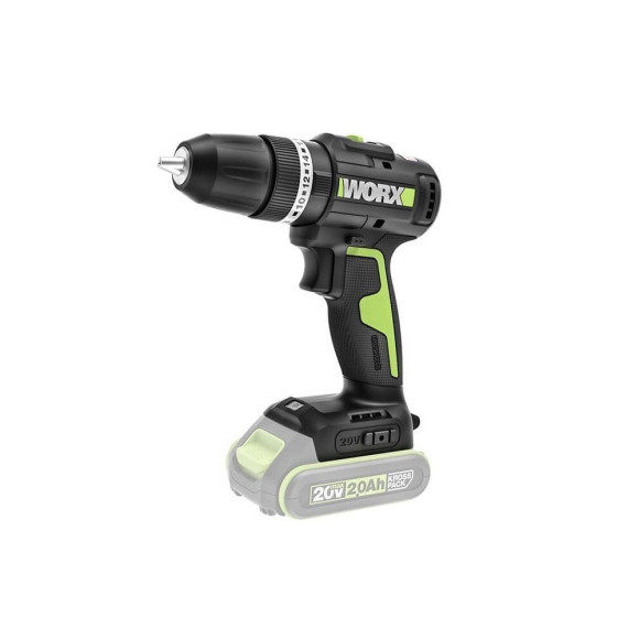 Thân máy khoan pin cầm tay Worx Green WE213.9 Thân máy khoan pin cầm tay Worx Green WE213.9