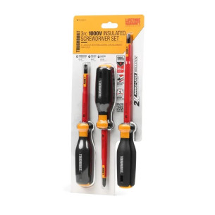 Bộ tua vít 3 pcs VDE có đầu vặn Attomat và CB Toughbuilt TB-H5S3-N