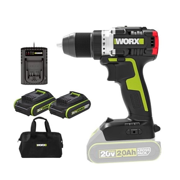 Máy khoan pin Worx Green WU193