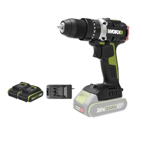 Thân máy khoan pin Worx Green WU369
