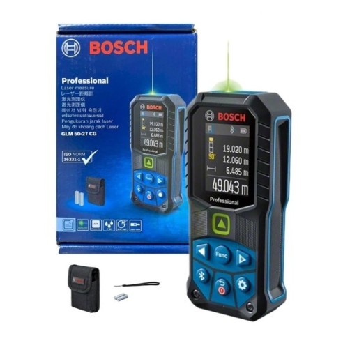 Máy đo khoảng cách laser tia xanh Bosch GLM 50-27 CG (0601072UK0)