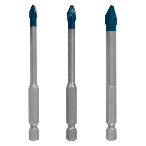 Bộ 3 mũi khoan gạch cứng Bosch Hex-9 (5/6/8) 2608900595