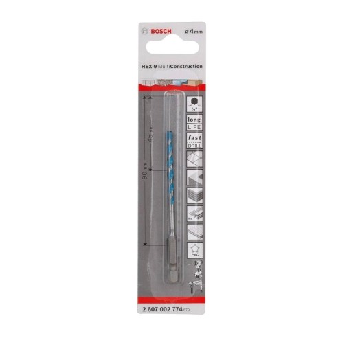 Mũi khoan đa năng chuôi lục giác 4mm Hex-9 Bosch 2607002774
