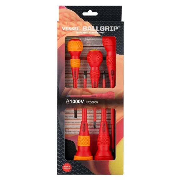 Bộ vít 5 chi tiết VDE 1000V Vessel No. ‎2005PBU