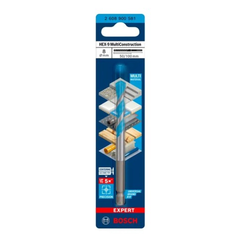 Mũi khoan 8mm Bosch Hex-9 2608900581
