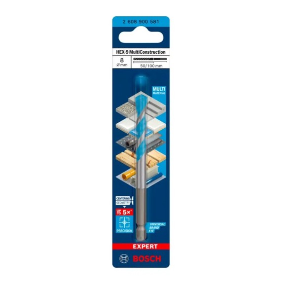 Mũi khoan 8mm Bosch Hex-9 2608900581