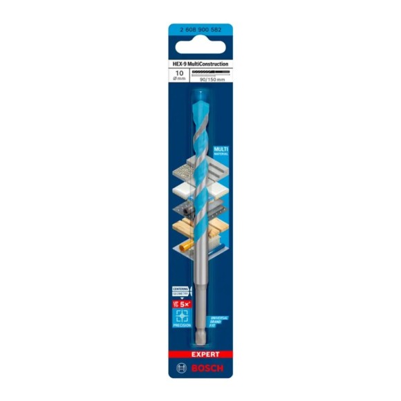 Mũi khoan 10mm Bosch Hex-9 2608900582
