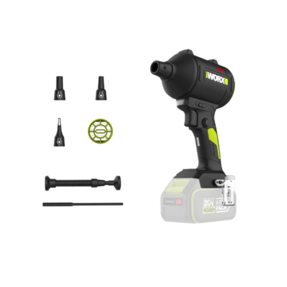 Thân máy thổi phản lực hiệu suất cao bền bỉ Worx WU093.9