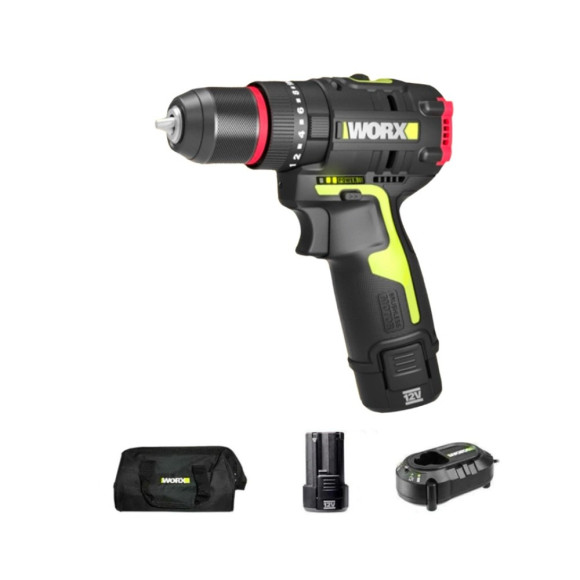 Bộ máy khoan động lực dùng pin 12V Worx WU131X