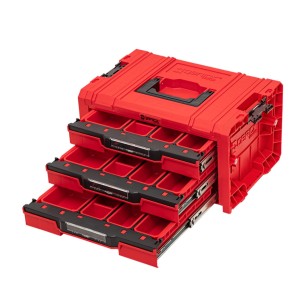 Thùng công cụ 18 inch 3 ngăn kéo Qbrick System PRO Drawer 3 Toolbox Expert RED Ultra HD 2