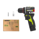 Thân máy khoan pin Worx WU135.9 trang bị ly hợp cao cấp Smart Clutch