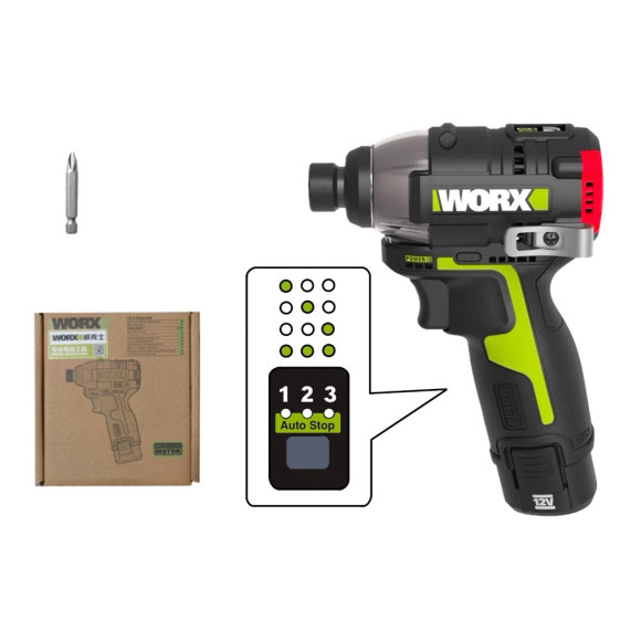 Thân máy vặn vít 12V Worx WU132X Max New 2025