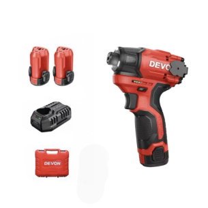 Bộ máy vặn vít 2 pin 2.5A một sạc 12V DEVON 5767Q